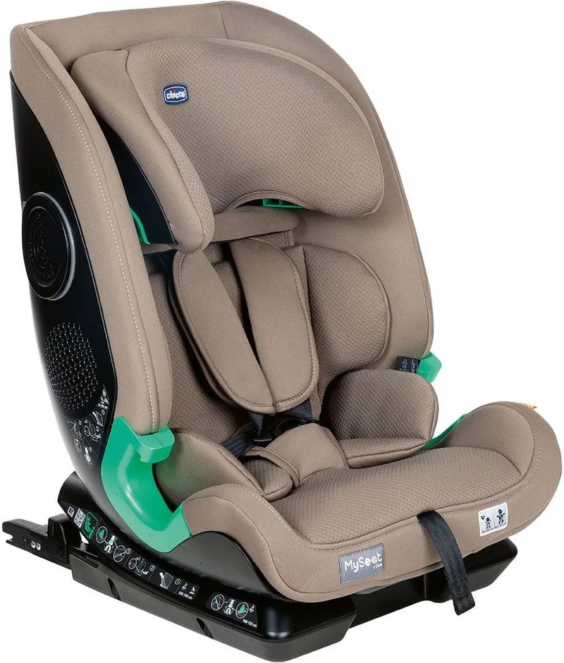 Autostoel Myseat I-Size fra Chicco i Taupe – produktbillede