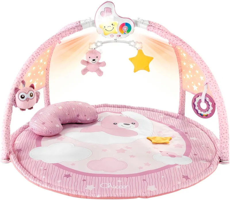 Babygym Farbspiel Gym, roze, met projecties en melodieën van Chicco in Roze – productfoto