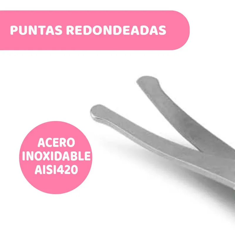 Baby Nagelschaartje - Roze fra Chicco – produktbillede 2 af 6