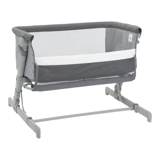 Beistellbett Next2Me Go fra Chicco i Grå, 80 × 97 × 82 mm – produktbillede 1 af 6
