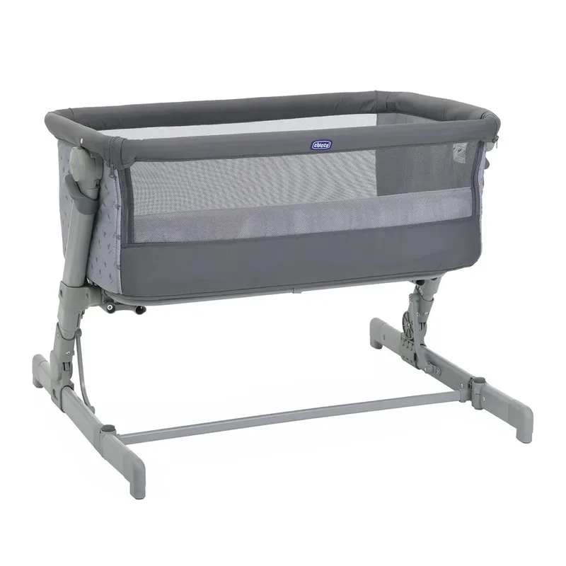 Beistellbett Next2Me Go fra Chicco i Grå, 80 × 97 × 82 mm – produktbillede 2 af 6