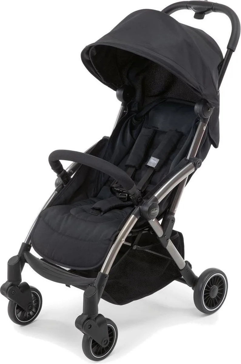 Buggy Cheerio Black - Plooibuggy - Kinderwagen - Lichtgewicht - Verstelbare rugleuning by Chicco in Zwart – product photo