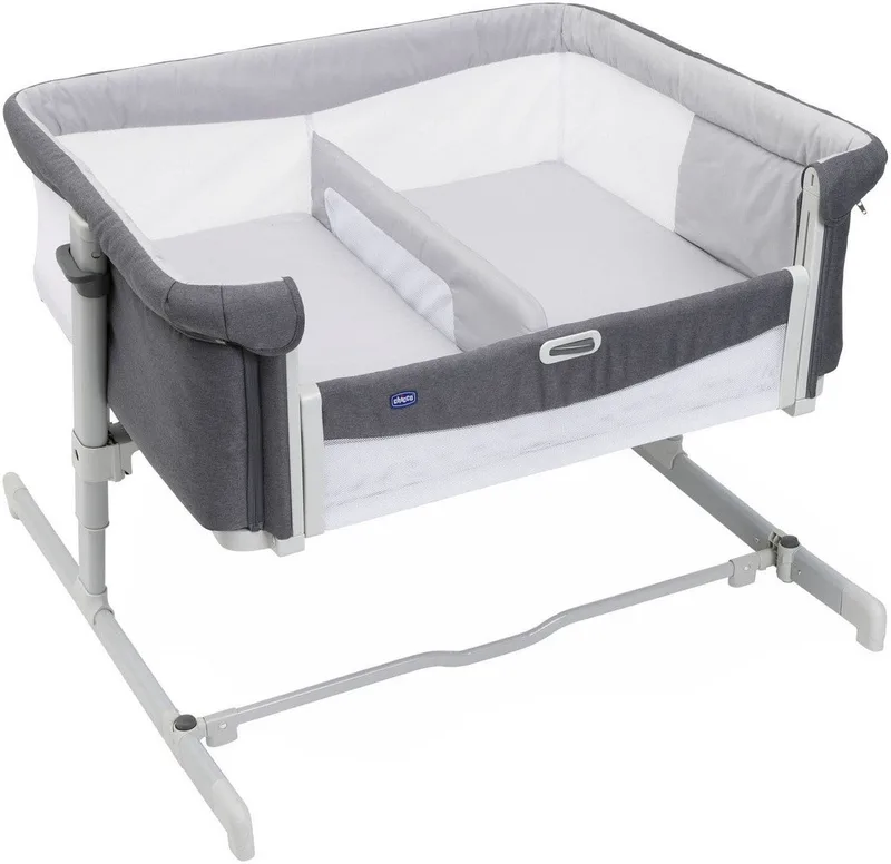 Co-sleeper - Next2Me Twins - Magnet Grey by Chicco in Grey – product photo 2 of 5