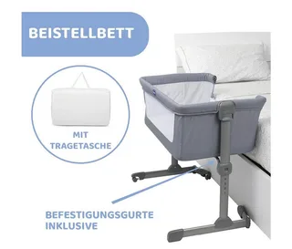 Co-Sleeper Wieg - Next2Me Essential by Chicco in Grey – product photo 3 of 5