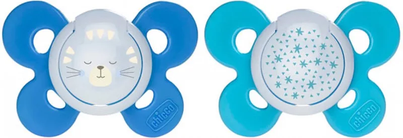 Physioforma Comfort Silikone Sutteflaske 2 Enheder fra Chicco i Blå – produktbillede