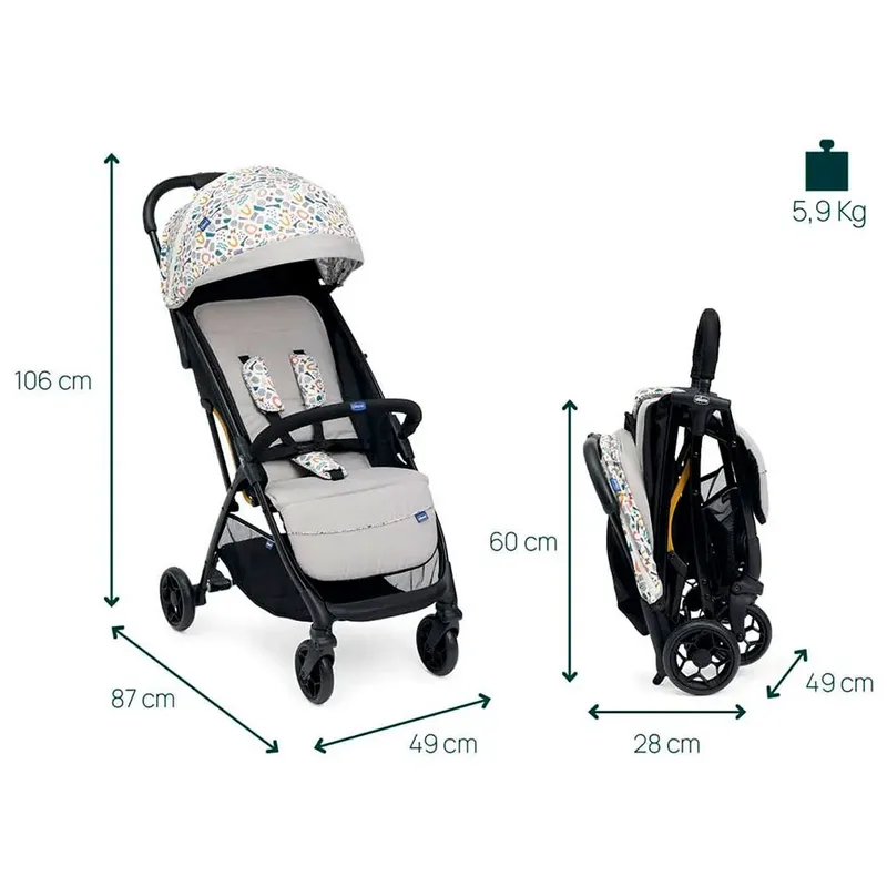 Glee Joking Kinderwagen de Chicco – photo produit 3 sur 6