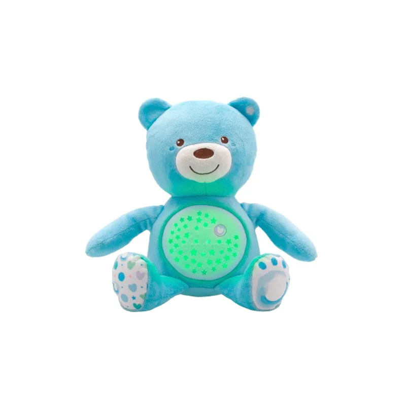 Knuffel projector Baby Bear First Dreams blauw van Chicco in Lichtblauw, 340 × 180 × 110 mm – productfoto