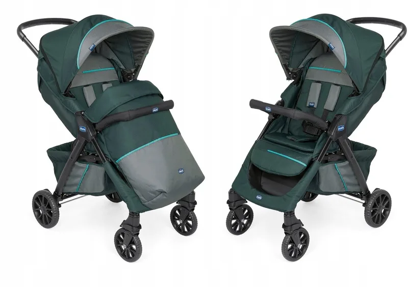 Kwik.One kinderwagen - lichtgewicht en compact fra Chicco i Zielony – produktbillede