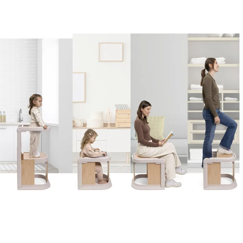 Lernturm Meraviglia 4in1 från Chicco i Beige, 52 × 46 × 91 mm – produktbild