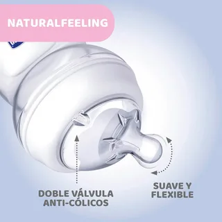 Naturalfeeling Glazen Babyfles Langzame Doorstroming 150ml Kinderen von Chicco in Transparent – Produktfoto 2 von 6