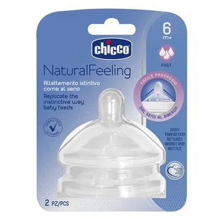 Naturalfeeling Speen Snelle Doorstroming 2 Eenheden från Chicco – produktbild 1 av 2