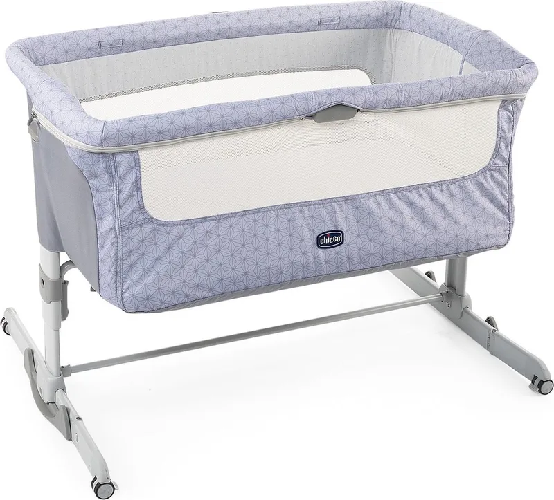Next2Me Co-Sleeper Dream - Babybed - Wieg - Aanschuifbed - Inclusief Wiegmatras - Sage från Chicco i Lichtblauw – produktbild