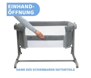 Next2Me Magic Evo Co-Sleeper - Dark Grey by Chicco in Grey – product photo 2 of 5