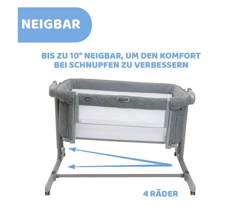 Next2Me Magic Evo Co-Sleeper - Dark Grey by Chicco in Grey – product photo 5 of 5