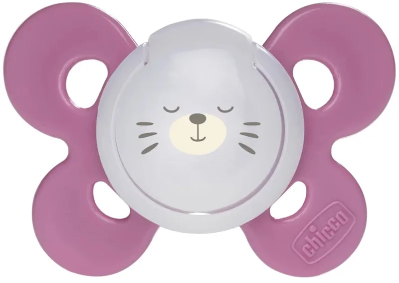 Physio Comfort Fopspeen Siliconen 16-36M 1St från Chicco i Rosa – produktbild