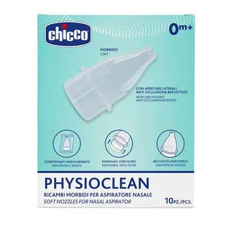 Physioclean Neusaspirator Reserveonderdelen 10 Eenheden fra Chicco – produktbillede 1 af 6