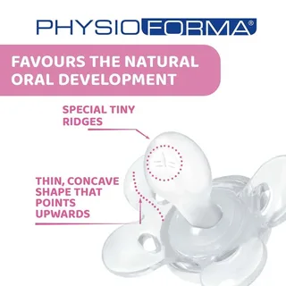 Physioforma Comfort Silikon Napp 2 Enheter från Chicco – produktbild 3 av 6