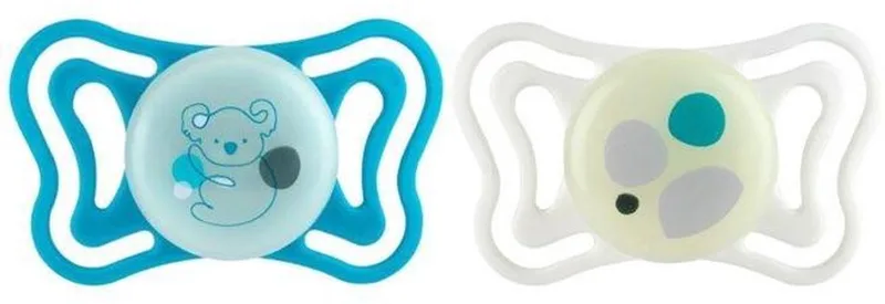 PhysioForma fopspeen siliconen 16-36 maanden - Speen de Chicco en Vert – photo produit