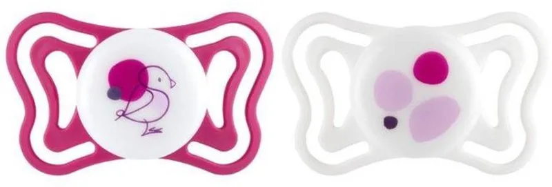PhysioForma Light fopspeen siliconen 6-16M 2st de Chicco en Rose – photo produit