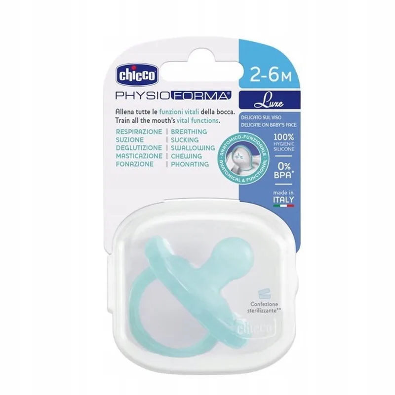 Physioforma Luxe Speen 2-6 Maanden - Extra Zacht & Comfortabel de Chicco en Bleu – photo produit