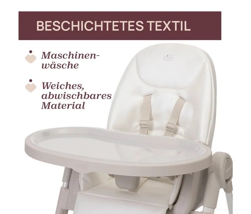 Polly Armonia Eetstoel - Motherpearl by Chicco in Beige – product photo 3 of 5