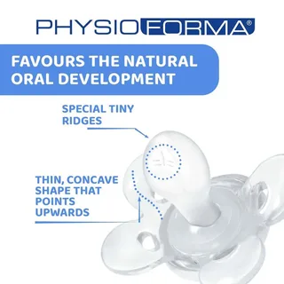 Silikone Physioforma Comfort Sut 2 Enheder fra Chicco – produktbillede 3 af 6