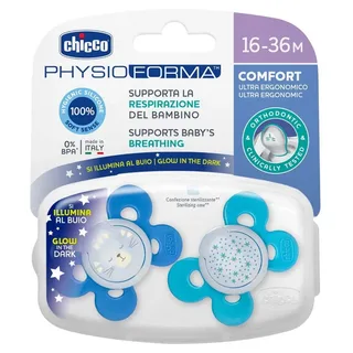 Silikone Physioforma Comfort Sut 2 Enheder fra Chicco – produktbillede 1 af 6