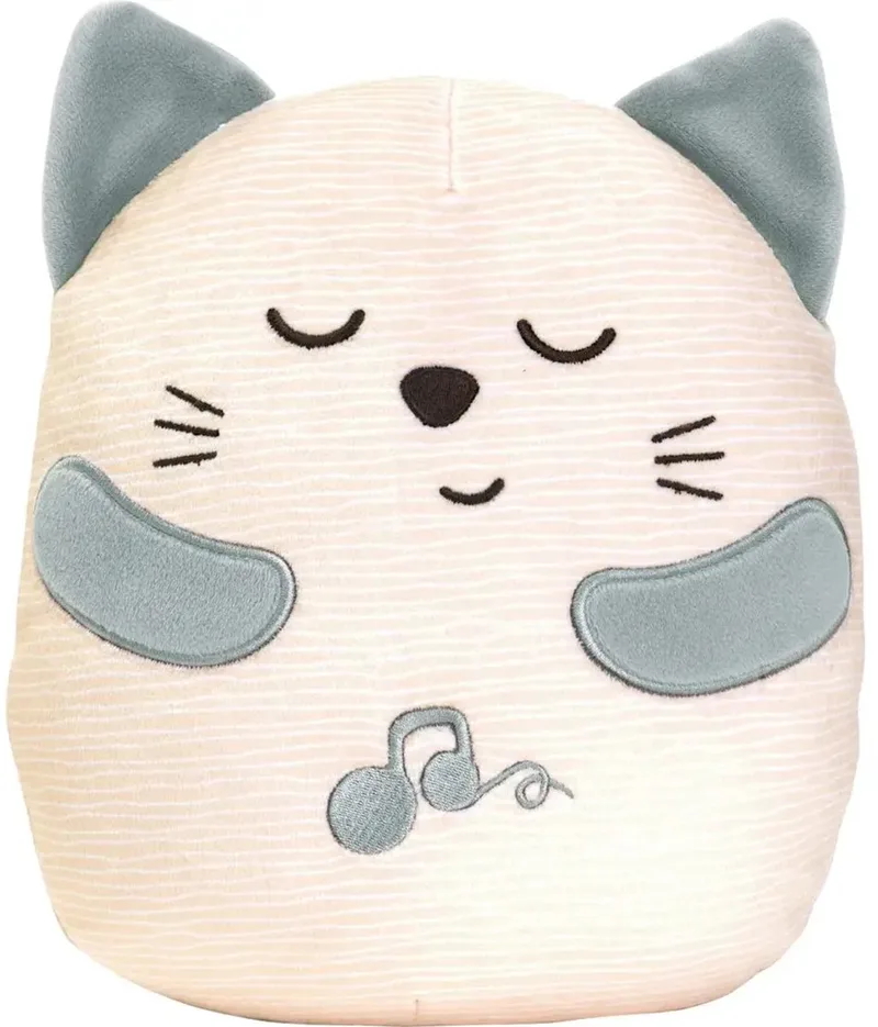 Spinnende Poes Knuffel van Chicco in Ecru – productfoto