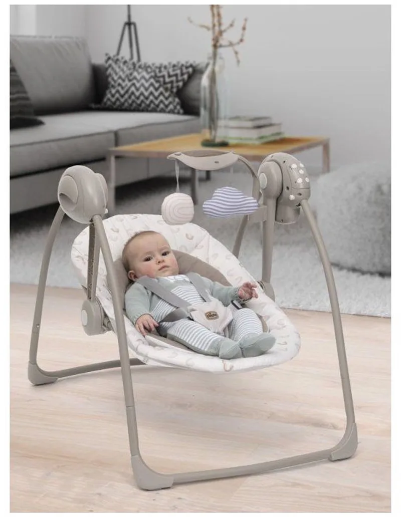 Swing & Play – Elektrische babyschommel – 0+ by Chicco in Vanilla – product photo