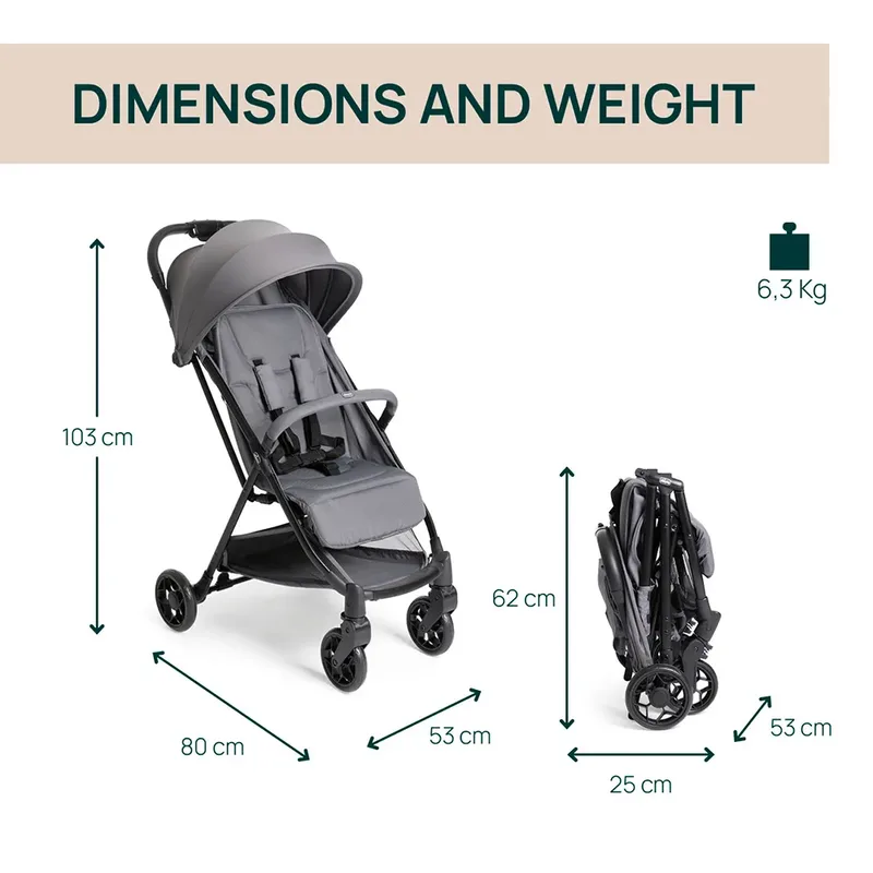 Urbino Buggy - Grayness by Chicco in Grey – product photo 2 of 6
