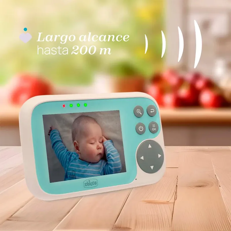 video start babyfoon infrarood nachtzicht von Chicco in Türkis – Produktfoto 3 von 4
