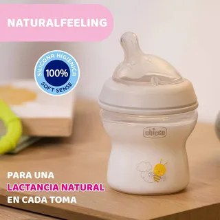 Zuigfles Natural Feeling 150 Ml Transparant by Chicco in Grey – product photo 4 of 6