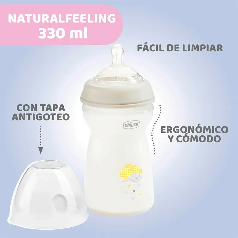 ZUIGFLES NATURALFEELING – 6M+ by Chicco in Grey – product photo 3 of 6