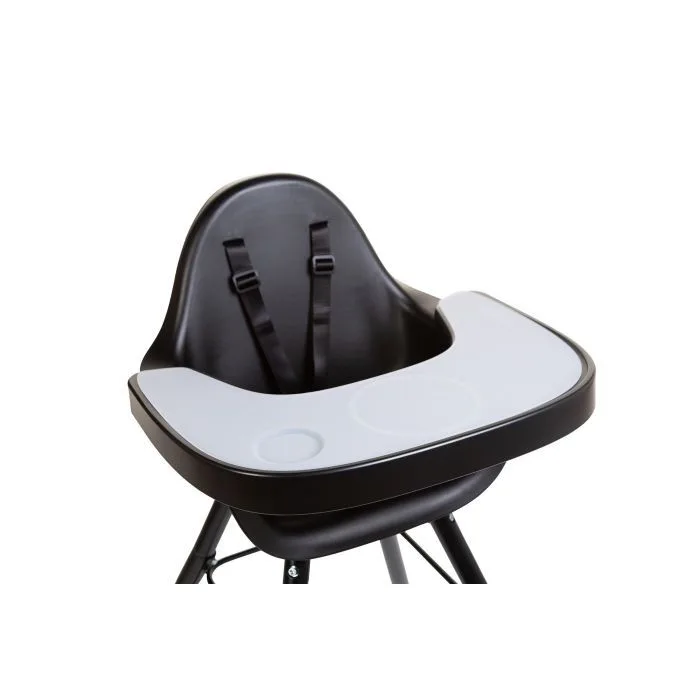 Evolu Eettablet voor Kinderstoel - ABS - Siliconen Placemat von Childhome in Schwarz – Produktfoto 2 von 4