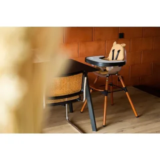 Evolu Eettablet voor Kinderstoel - ABS - Siliconen Placemat von Childhome in Schwarz – Produktfoto 4 von 4