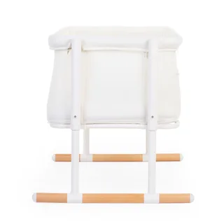 Evolux Co-Sleeper - 2-in-1 Aanschuifwieg en Zelfstandig Wiegje - 7 Verstelbare Hoogtes en Schuine Stand tegen Reflux - 3D Air Mesh voor Luchtcirculatie en Zicht - Van 0 tot 6 Maanden - 97 x 64 x 85 cm - Naturel/Wit von Childhome in Weiß – Produktfoto 2 von 4