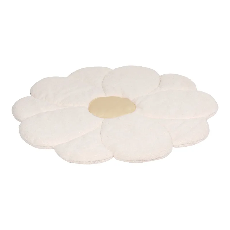 Kruipdeken bloem 110 cm van Childhome in Beige, 110 × 110 × 2 mm – productfoto