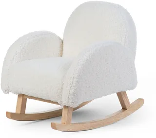 Schommelstoel - Teddy - Comfortabel & Stijlvol - Perfect voor Kinderen van Childhome in Ecru – productfoto 1 van 4