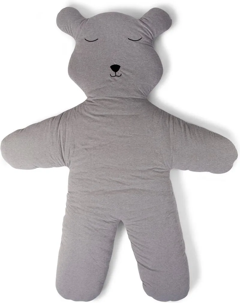 Speelmat Teddybeer - 150 Cm - Jersey - Grijs von Childhome in Beige – Produktfoto