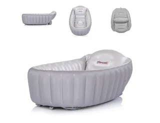Babybadewanne Baby Cloud, aufblasbar, integrierter Sitz, inklusive Pumpe, platzsparend by Chipolino in Grey – product photo 1 of 2
