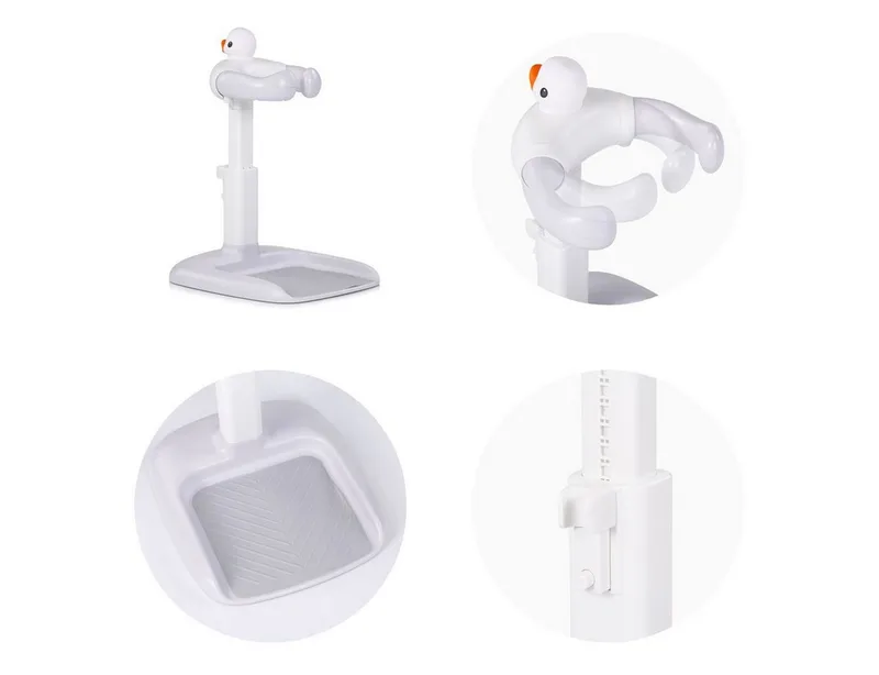 Babybadewanne Duck, höhenverstellbar, rutschfester Standfuß, ab 12 Monate, bis 30 kg fra Chipolino i Grå – produktbillede 4 af 4