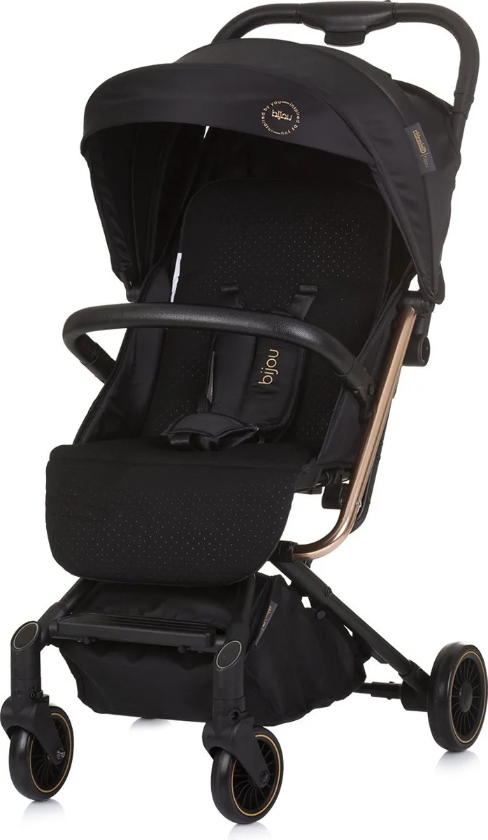 Bijou Opvouwbare Buggy Obsidian Black by Chipolino in Black – product photo