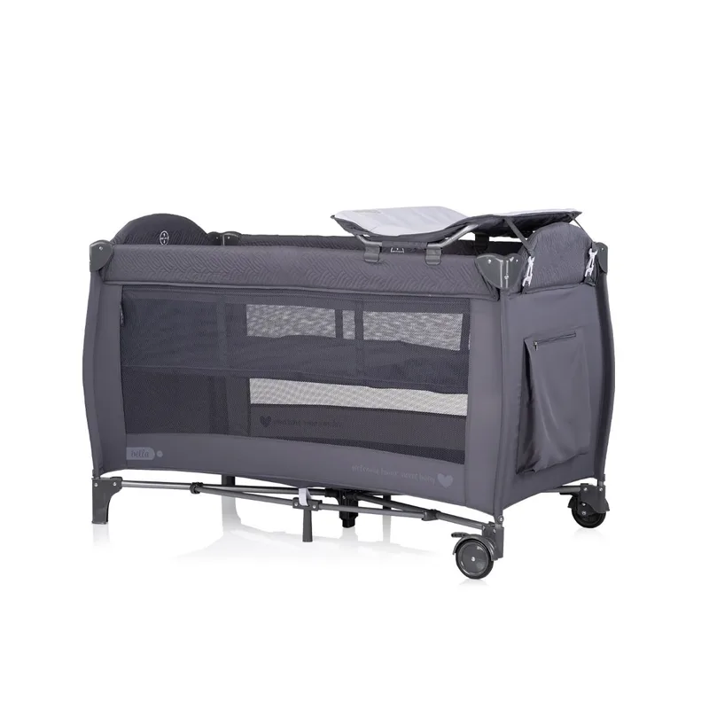 Campingbed Chipolino Bella Anthracite by Chipolino – product photo 2 of 4