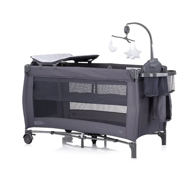 Campingbed Chipolino Bella Anthracite by Chipolino – product photo 1 of 4