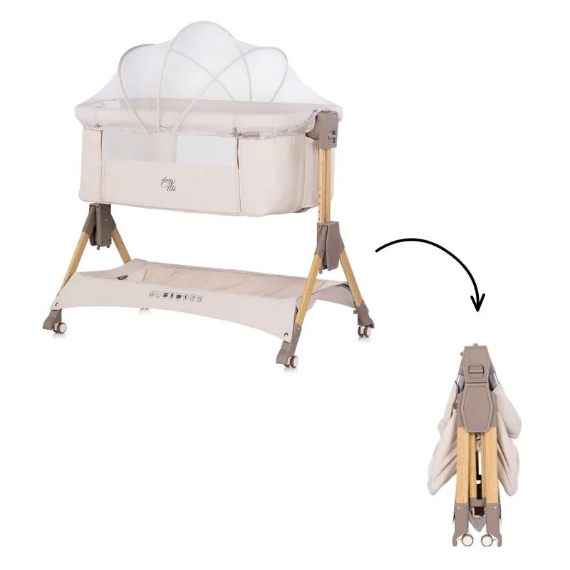Co-Sleeper Chipolino SleepNFold Cashmere by Chipolino – product photo 1 of 4