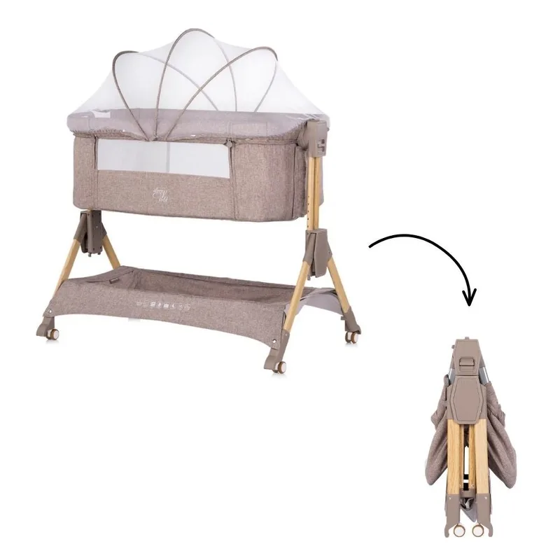 Co-Sleeper Chipolino SleepNFold Latte by Chipolino – product photo 1 of 4