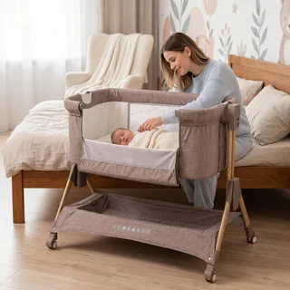 Co-Sleeper Chipolino SleepNFold Latte by Chipolino – product photo 4 of 4