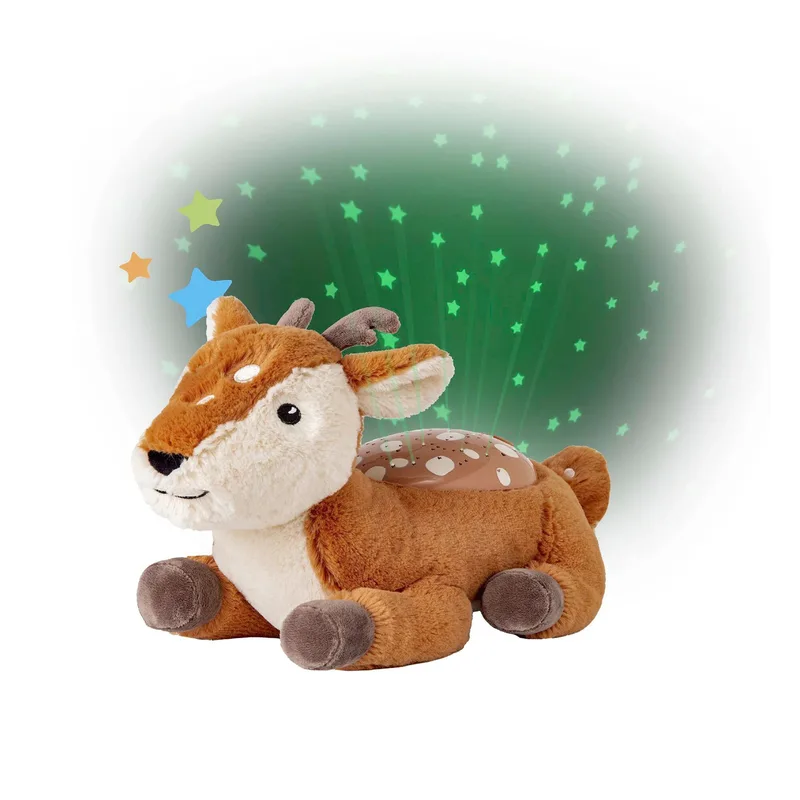 Nachtlampje projector Twilight Buddies van Cloud B in Bruin, 28 × 13 × 13 mm – productfoto