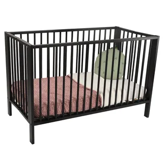 Ledikant Colorfull Home Skladane Inklapbaar 60x120 Beuken/Black van Colorfull Home – productfoto 2 van 4
