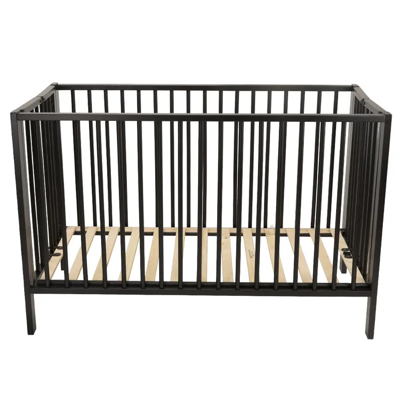 Ledikant Colorfull Home Skladane Inklapbaar 60x120 Beuken/Black van Colorfull Home – productfoto 4 van 4